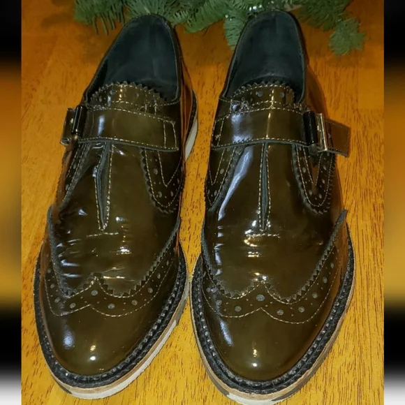 Miista Patent Leather Oxford Loafers - Picture 3 of 8